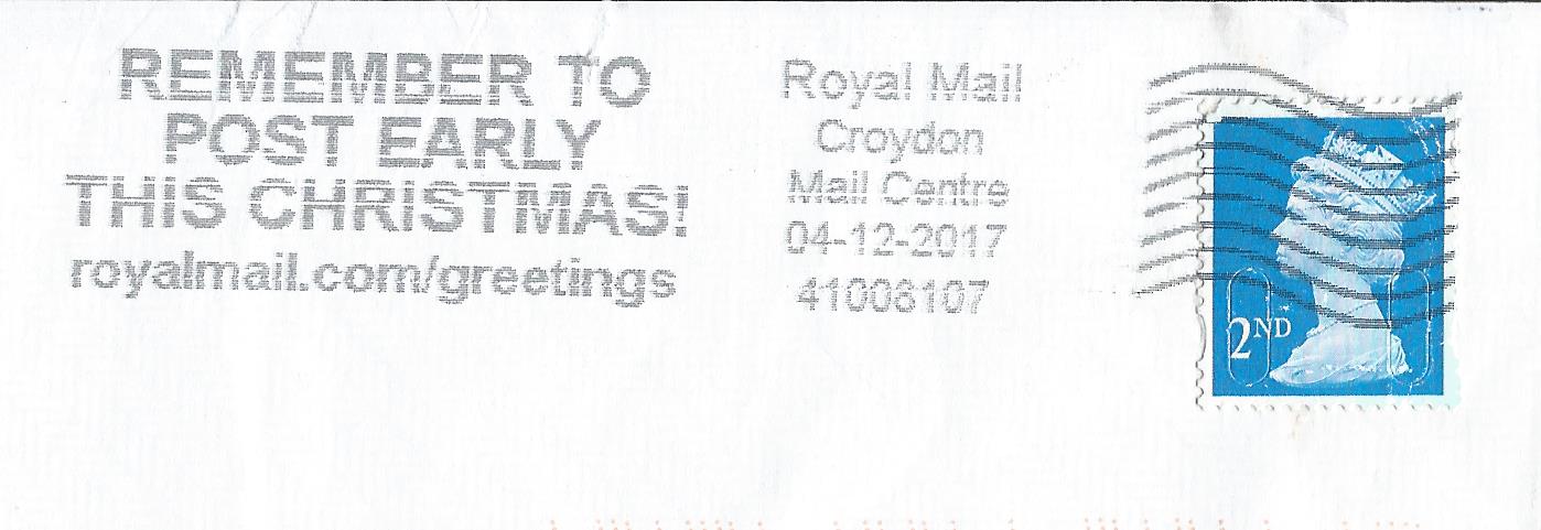 Remember to Post Early This Christmas royalmail.com/greetings