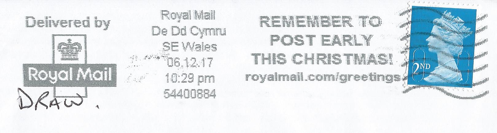 Remember to Post Early This Christmas royalmail.com/greetings