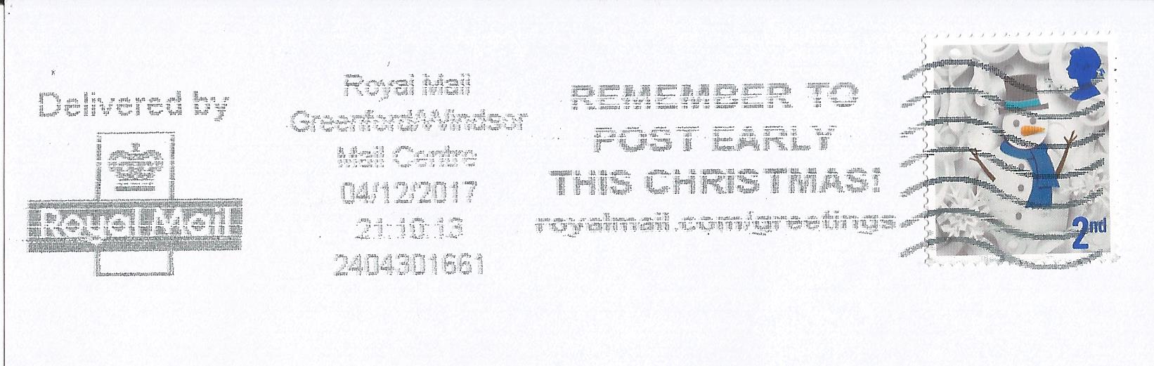 Remember to Post Early This Christmas royalmail.com/greetings