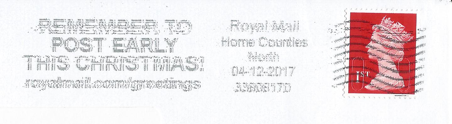 Remember to Post Early This Christmas royalmail.com/greetings