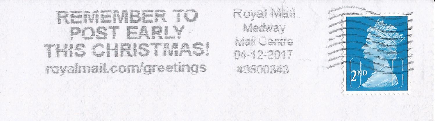 Remember to Post Early This Christmas royalmail.com/greetings