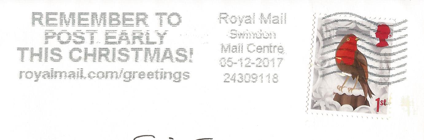 Remember to Post Early This Christmas royalmail.com/greetings