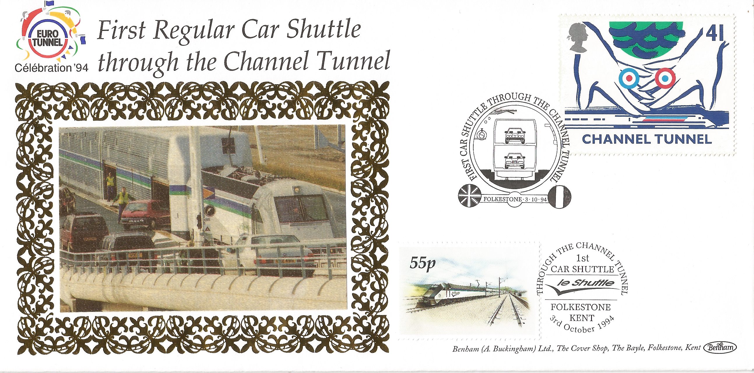 First Car Shuttle Through The Channel Tunnel Folkestone_9370