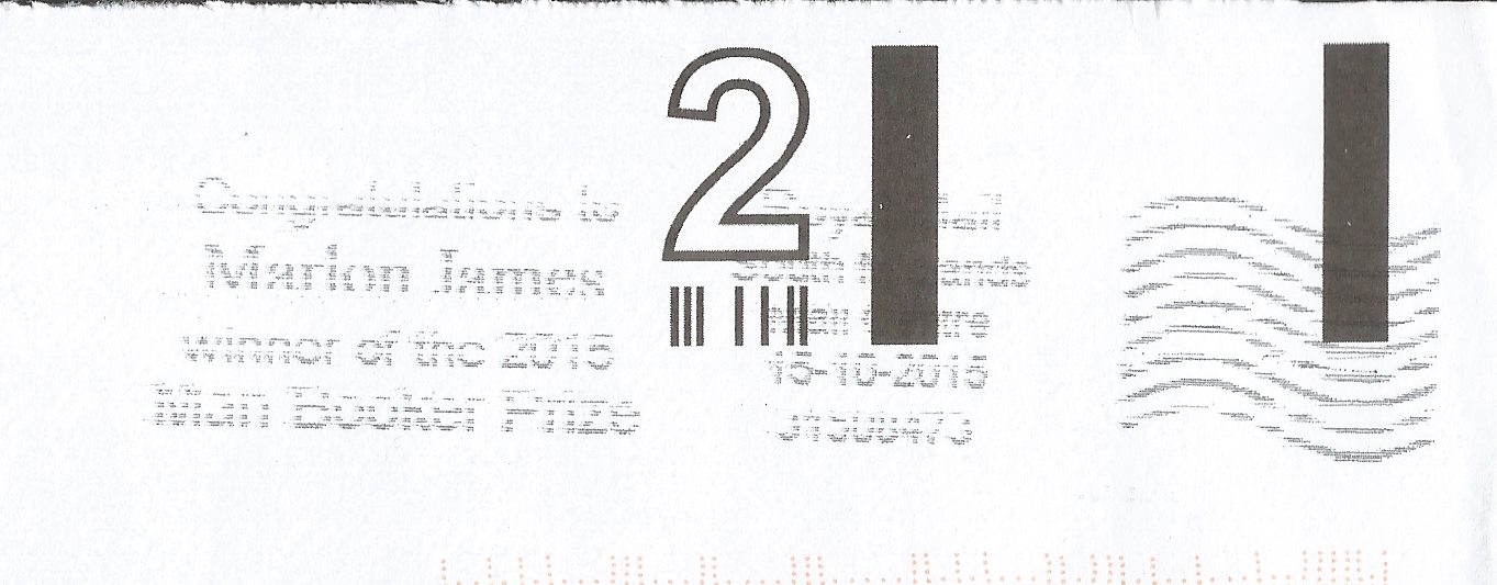 Congratulations to Marlon James winner of the 2015 Man Booker Prize