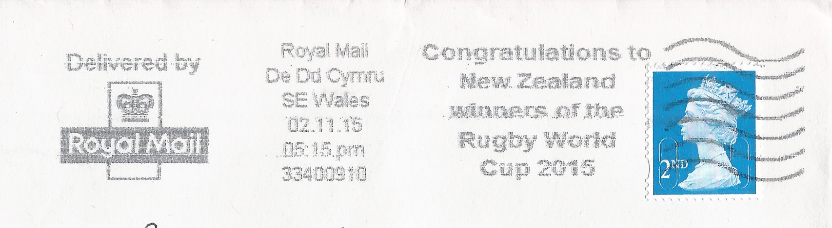 Congratulations to New Zealand Winners of the Rugby World Cup 2015