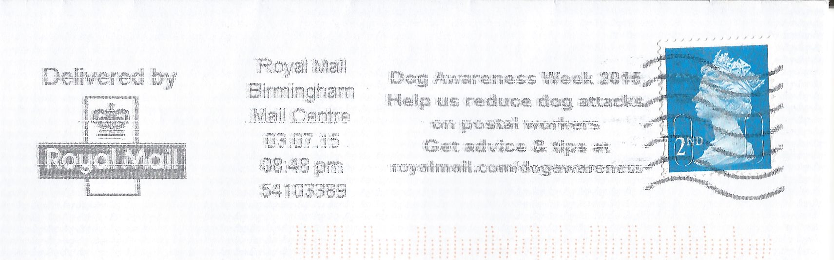 Dog Awareness Week 2015 Help us reduce dog attacks on postal workers Get advice & tips at royalmail.com/dogawareness