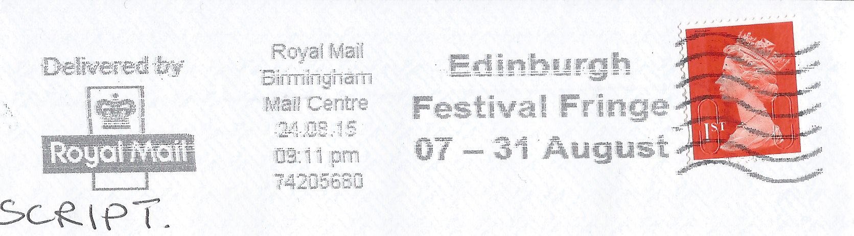 Edinburgh Festival Fringe 07 - 31 August