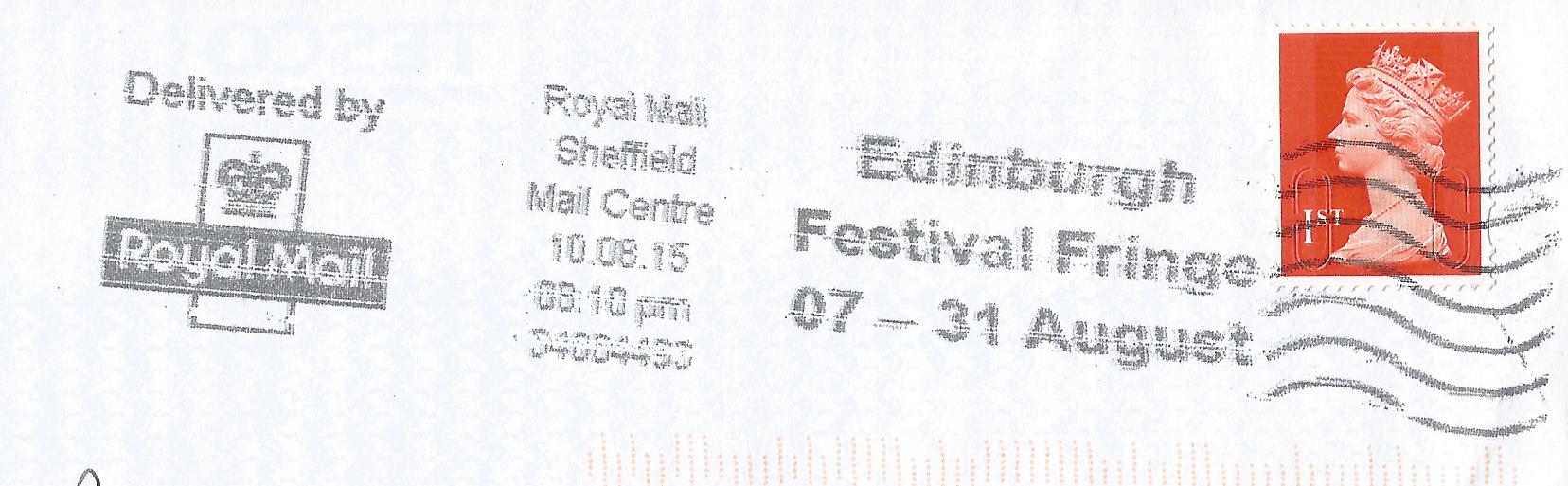 Edinburgh Festival Fringe 07 – 31 August
