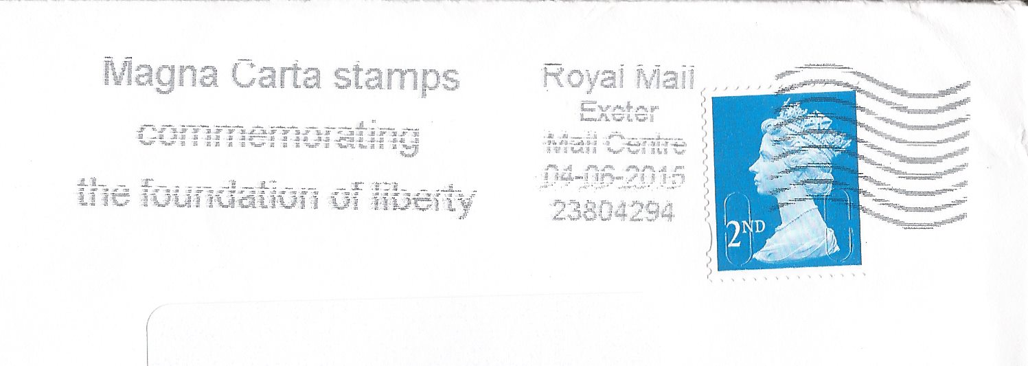 Magna Carta stamps commemorating the foundation of liberty