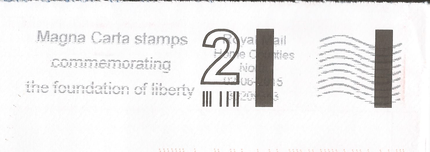 Magna Carta stamps commemorating the foundation of liberty