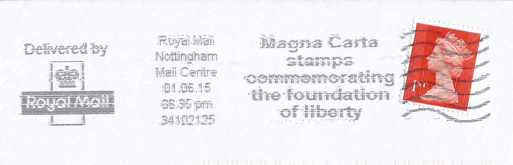 Magna Carta stamps commemorating the foundation of liberty