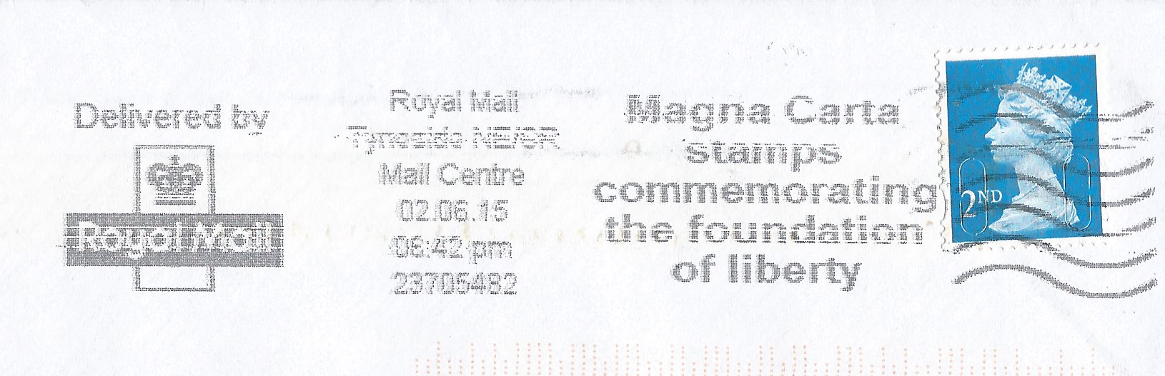 Magna Carta stamps commemorating the foundation of liberty