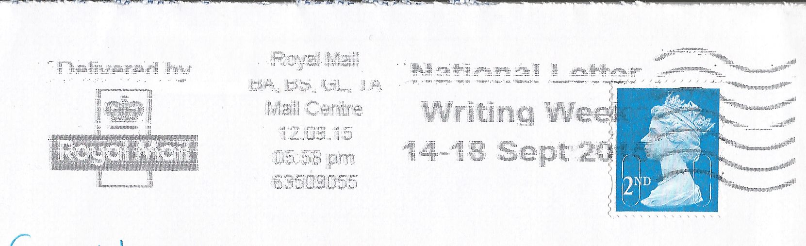 National Letter Writing Week 14-18 Sept 2015
