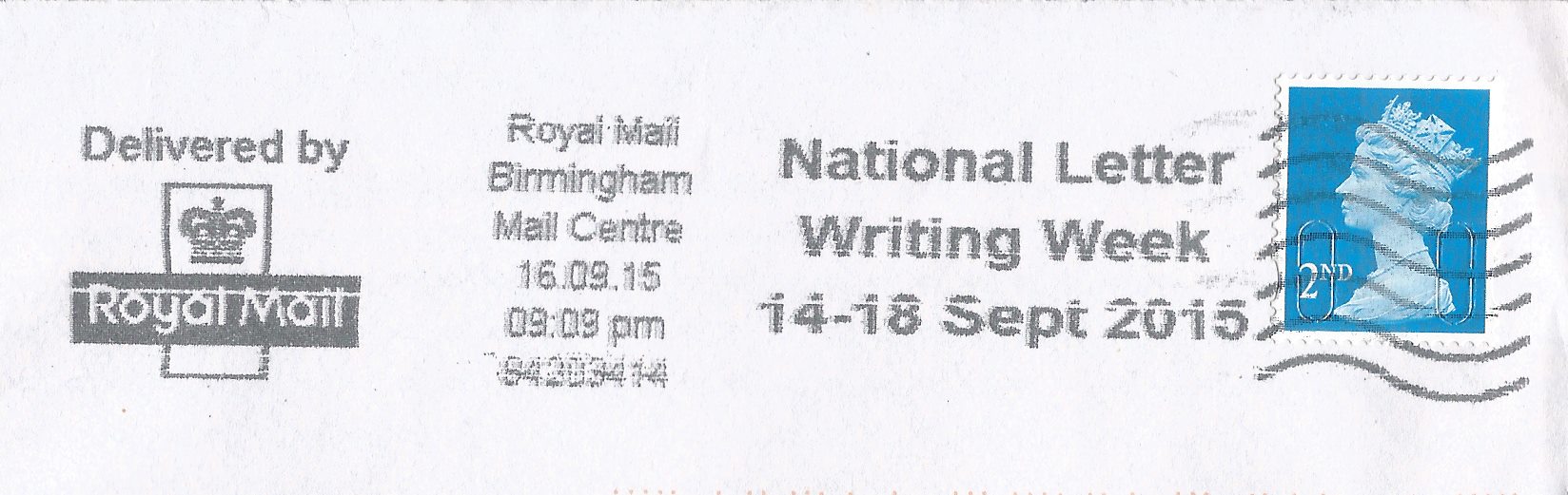National Letter Writing Week 14-18 Sept 2015