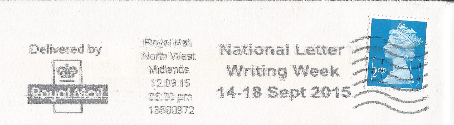 National Letter Writing Week 14-18 Sept 2015