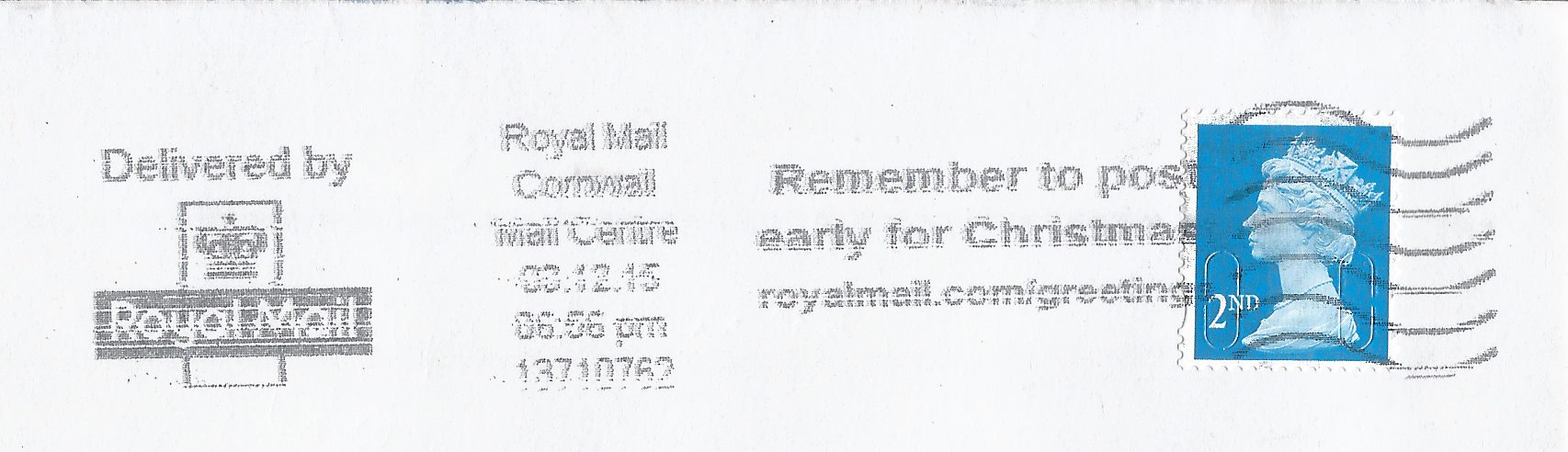 Remember to post early for Christmas! royalmail.com/greetings_GS 5771
