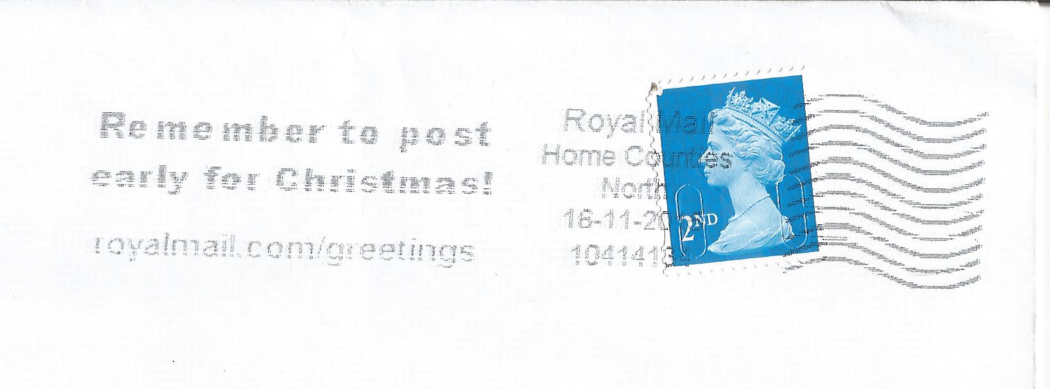 Remember to post early for Christmas! royalmail.com/greetings_GS 5771