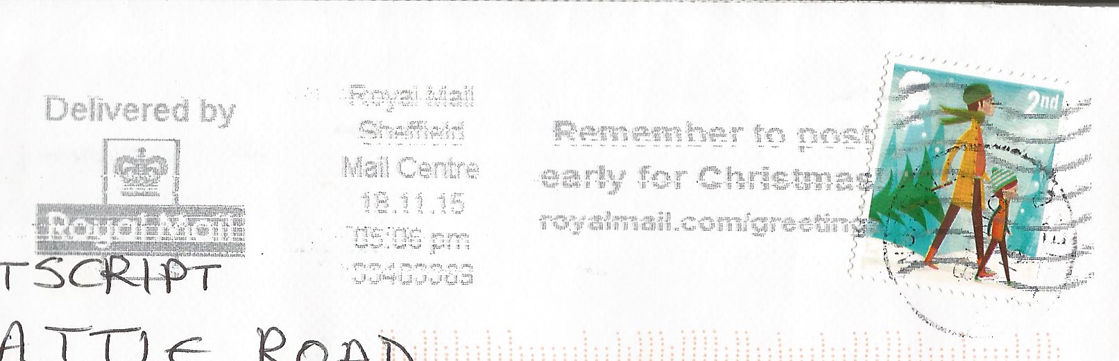 Remember to post early for Christmas! royalmail.com/greetings_GS 5771