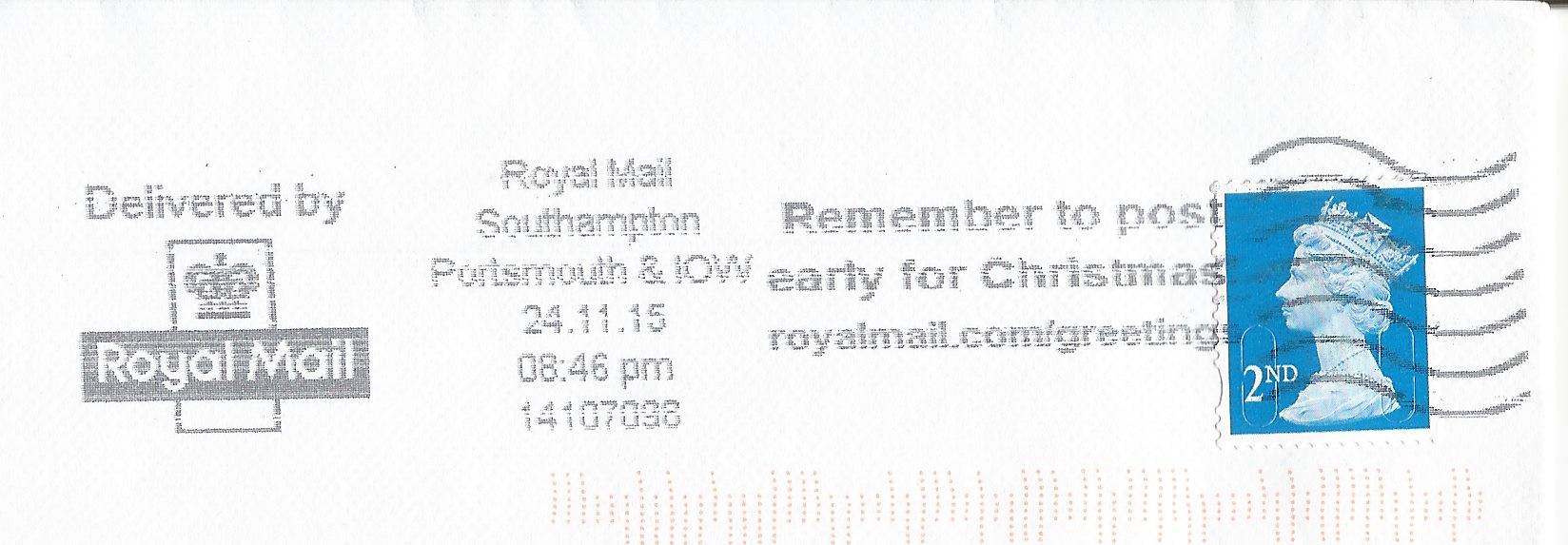 Remember to post early for Christmas! royalmail.com/greetings_GS 5771