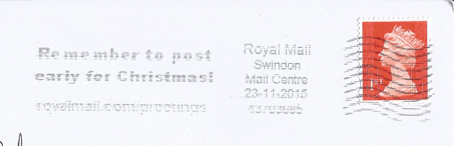 Remember to post early for Christmas! royalmail.com/greetings_GS 5771