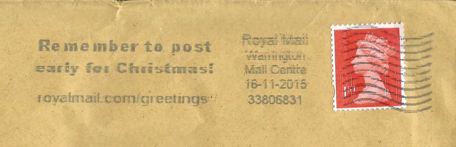 Remember to post early for Christmas! royalmail.com/greetings_GS 5771