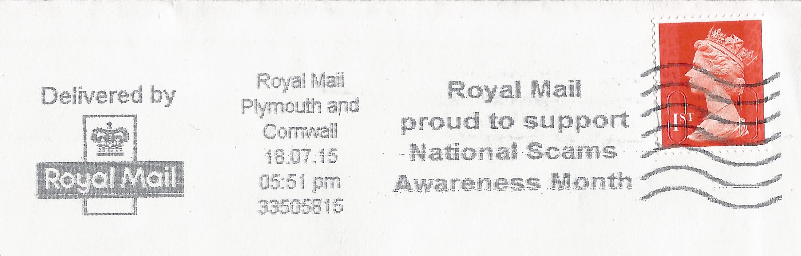 Royal Mail proud to support National Scams Awareness Month