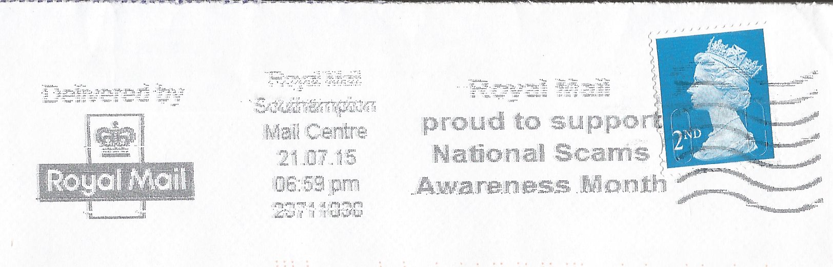Royal Mail proud to support National Scams Awareness Month