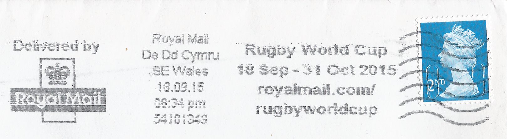 Rugby World Cup 18 Sep - 31 Oct 2015 royalmail.com/rugbyworldcup
