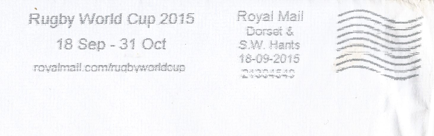 Rugby World Cup 18 Sep - 31 Oct 2015 royalmail.com/rugbyworldcup