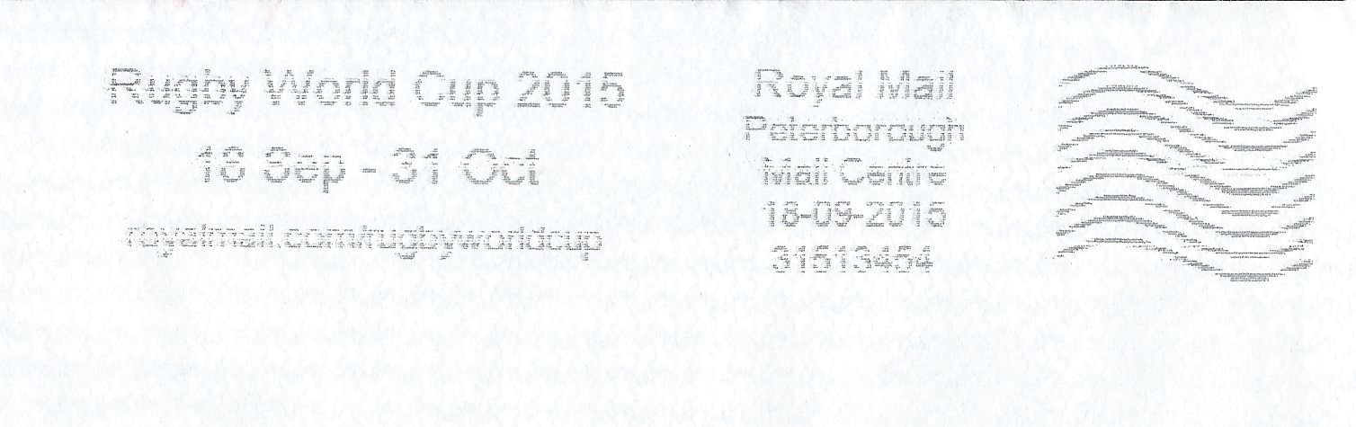 Rugby World Cup 18 Sep - 31 Oct 2015 royalmail.com/rugbyworldcup