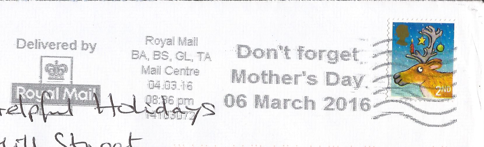 Don't forget Mother's Day 6 March 2016