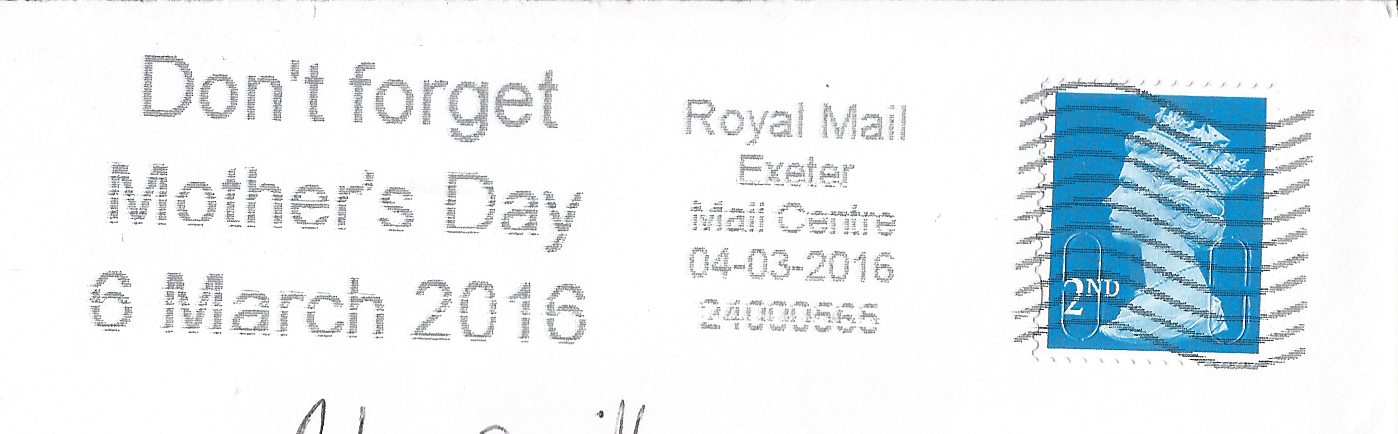 Don't forget Mother's Day 6 March 2016
