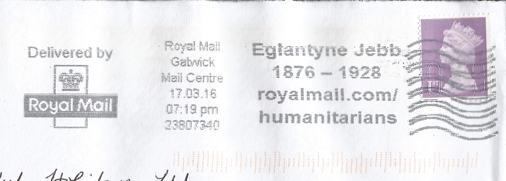 Eglantyne Jebb 1876-1928 royalmail.com/humanitarians