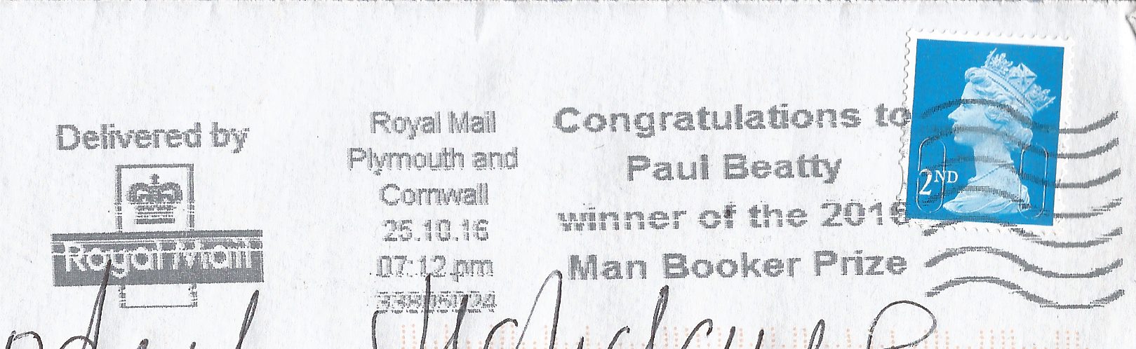 Congratulations to Paul Beatty winner of the 2016 Man Booker Prize