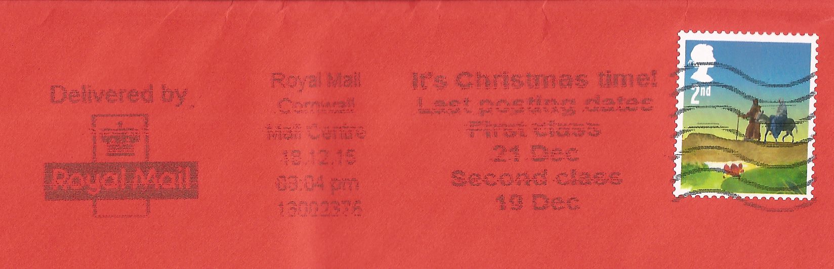 It's Christmas time! Last posting dates First Class 21st Dec Second Class 19th Dec