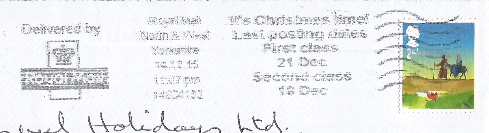It's Christmas time! Last posting dates First Class 21st Dec Second Class 19th Dec