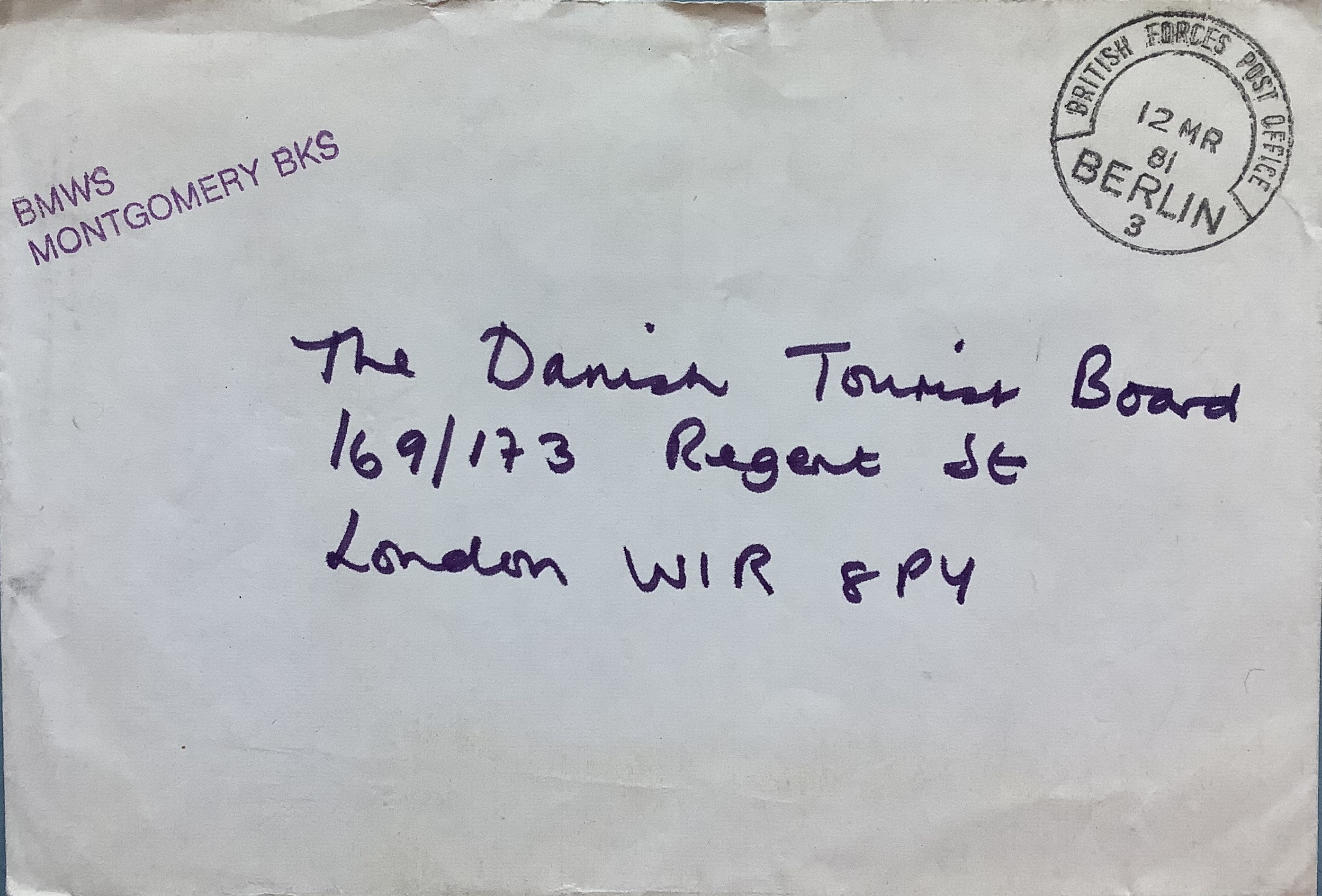 British Forces Post Office Berlin 3