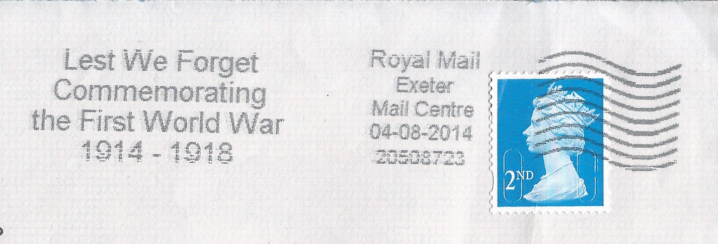 Lest We Forget Commemorating the First World War 1914-1918