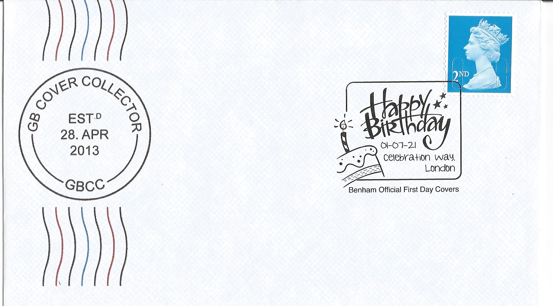 Happy Birthday Benham Official First Day Covers Celebration Way London