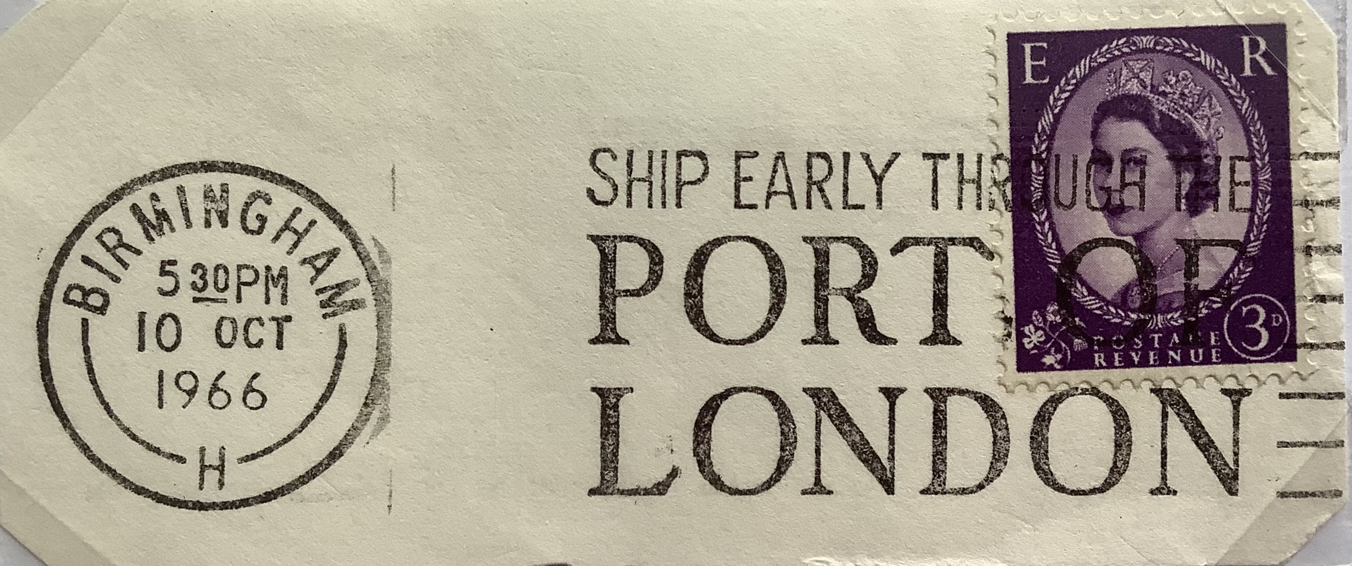 Ship Early Through The Port of London_LP 375