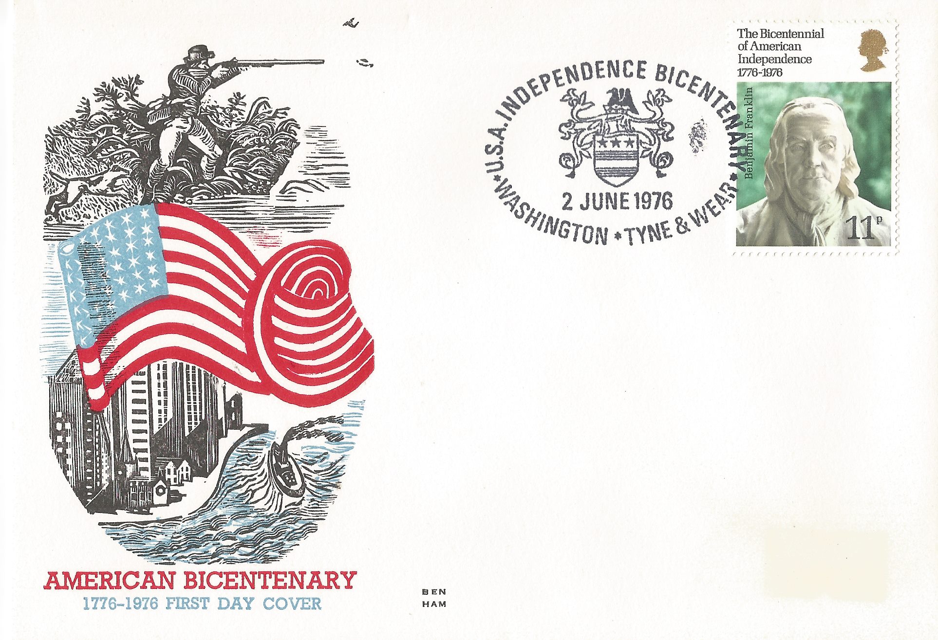 U.S.A. Independence Bicentenary Washington Tyne & Wear_3021