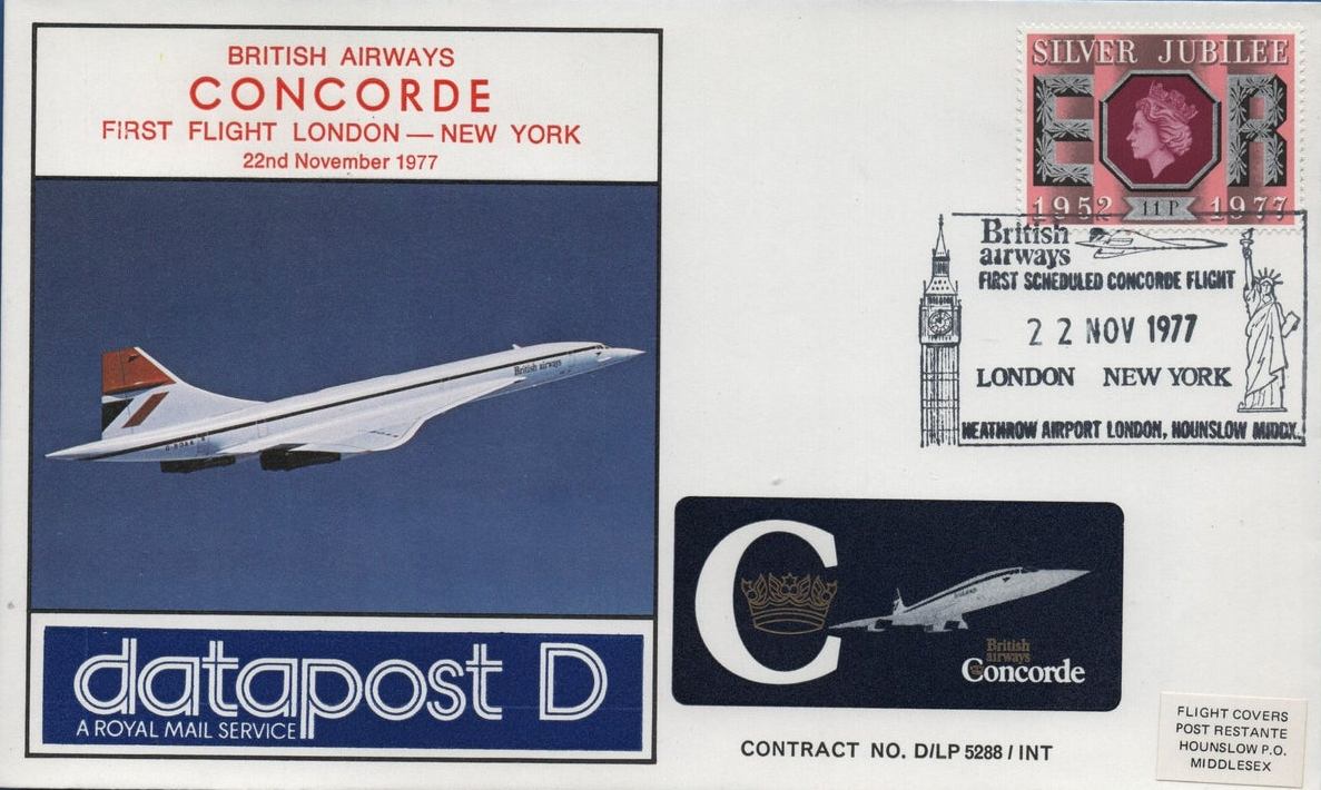 British Airways First Scheduled Concorde Flight London New York Heathrow Airport London Hounslow Middx_3431 (1)