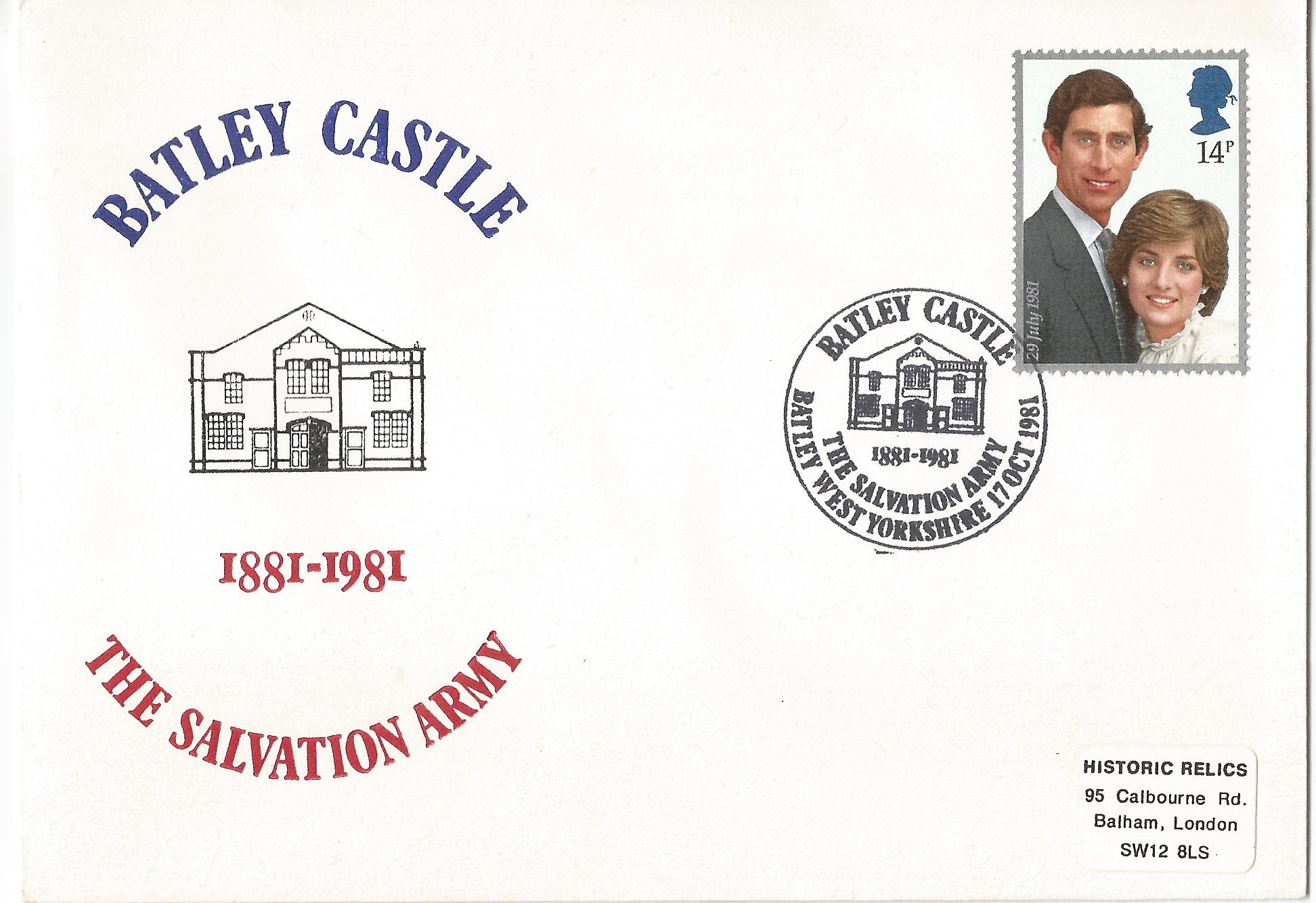 Batley Castle 1881 - 1981 The Salvation Army Batley West Yorkshire_4993