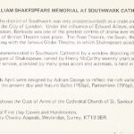 Shakespeare Memorial at Southwark Cathedral London SE1_5131 - Image 2