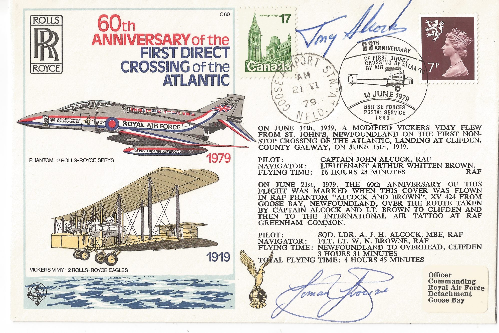 60th Anniversary of First Direct Crossing of Atlantic by Air BFPS 1643_3869 (1)