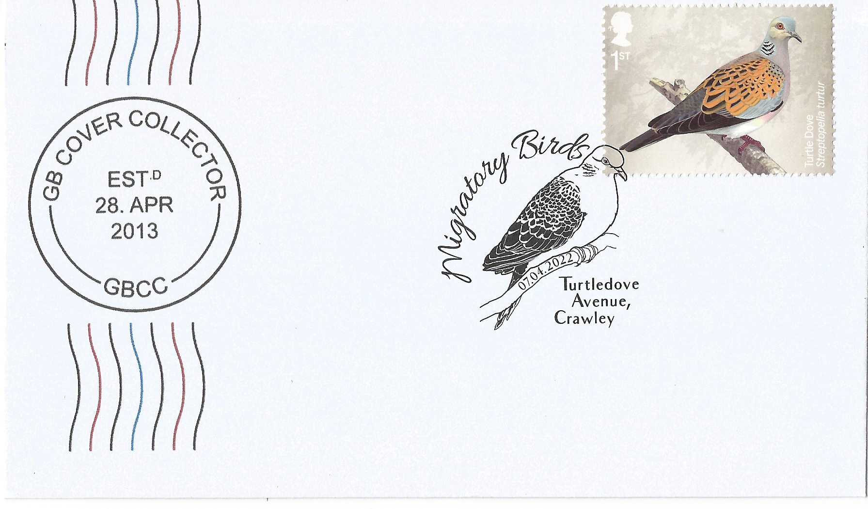 Migratory Birds Turtledove Avenue Crawley