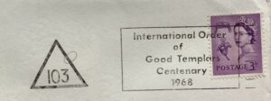 International Order of Grand Templars  Centenary 1968_ GS 934