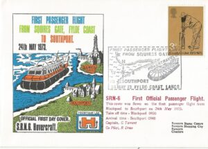First Passenger Flight SRN 6 From Squires Gate Hovertravel Southport Fylde Coast Lans_2227 (1)