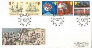 First Day Of Issue Europe '92 City of London_S 215 (3)