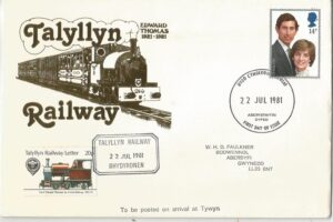Dydd Cyhoeddiad Cyntaf First Day of Issue Aberystwyth Dyfed